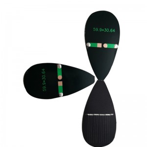 Méid Saincheaptha Trop Méid Bheaga Cruth Leaf Neamhrialta Cruth Leaf Gréine Phainéil Iniompartha Mini Baile Mini Baile Phainéil Cumhachta Gréine do Theach